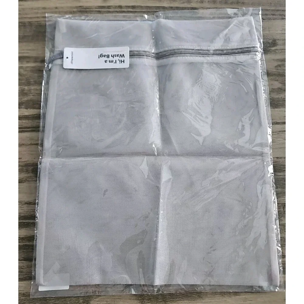 Shapermint Women's Meshin' Around Wash Bag Light Grey Size: 13 x 15.5 in NWT